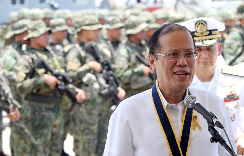 President Benigno S. Aquino III answers questions during the press briefing at the 115th Anniversary of the Philippine Navy at the Naval Station Pascual Ledesma, Fort San Felipe, Cavite City, May 21, 2013. Rey Baniquet /Malacañang Photo Bureau