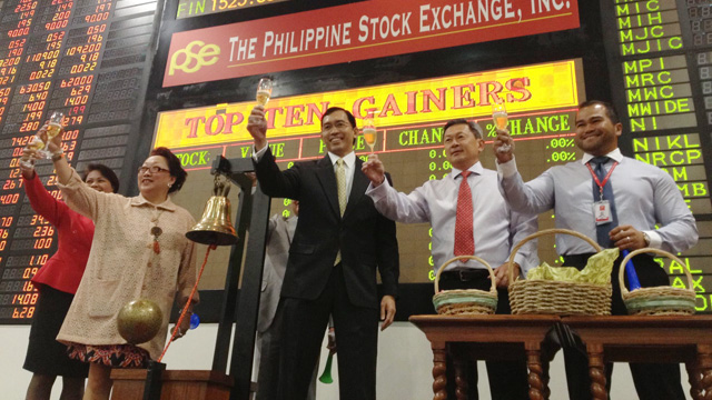 ON A ROLL. The main index of the Philippine Stock Exchange reaches a new high after a second investment-grade rating. PSEI Facebook page photo