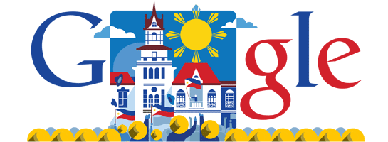 KALAYAAN DOODLE. Google Doodle for Philippine Independence Day, 2013. Image courtesy of Google