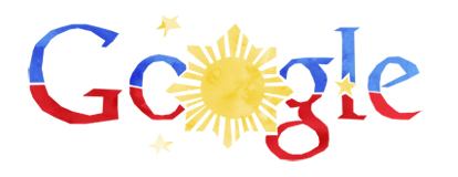 Google Doodle for Philippine Independence Day, 2012. Image courtesy of Google