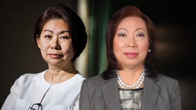 WOMEN IN-CHARGE. SMIC's Teresita Sy-Coson and Filinvest's Lourdes Josephine Gotianun-Yap are among the growing female executives in Philippine business. Photo from Forbes.com