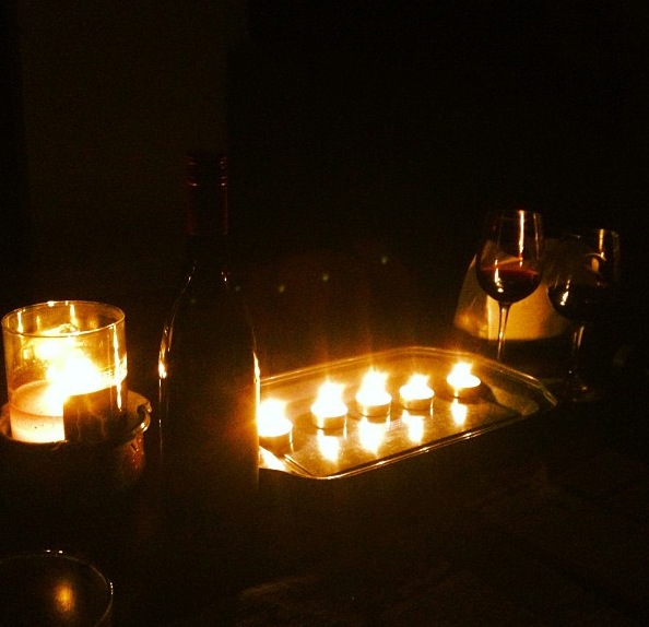 Photo by Pennsylvania resident Neha Mahajan posted on Facebook of how she is dealing with the power outage