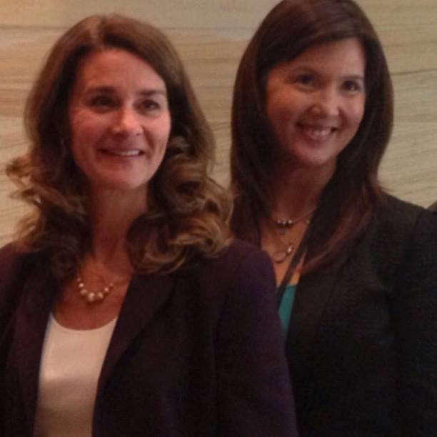 FELLOW ADVOCATE. Sen Pia Cayetano meets with Melinda Gates in the Women Deliver 2013 conference. She posted this photo on her Instagram account with the caption, "Her passion and commitment to women is admirable." 
