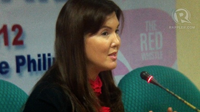 'POINT OF NO RECOURSE.' Sen Pia Cayetano says RH critics have pushed her to the point of no recourse of forcing to close the period of amendments if they will still not be ready with their amendments. File photo by Ayee Macaraig 