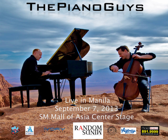 Photo from the Piano Guys Live in Manila event page on Facebook.