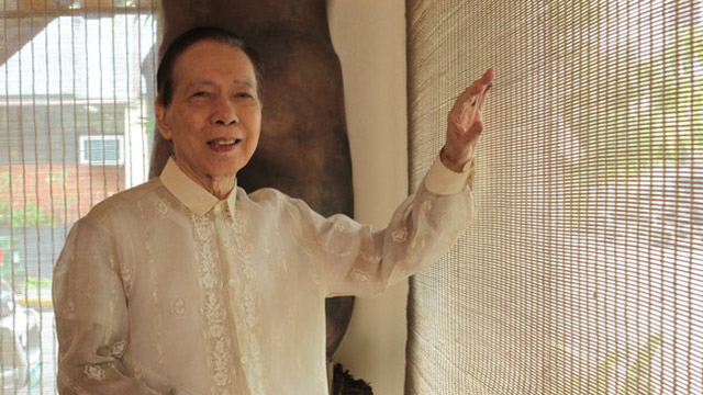 TOP DESIGNER. A file photo of Pitoy Moreno. Photo by Bien Bautista for Museo Walo
