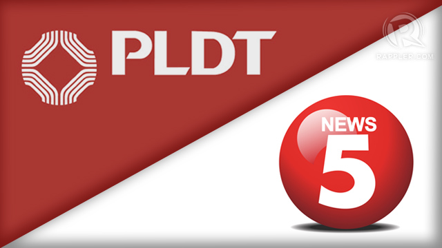 PLDT TO THE RESCUE. The phone giant plans to help the cash-strapped TV network. Graphic by Mich Garcia