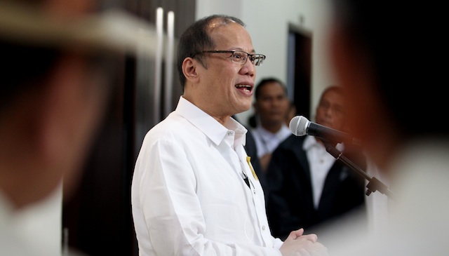 HOT PURSUIT. President Aquino in a file photo