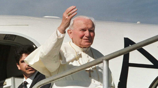 PATH TO SAINTHOOD. Vatican theologians attribute a second miracle to pope John Paul II, putting him firmly on the path to sainthood. Photo by AFP