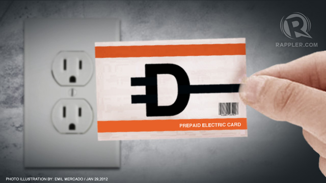 PREPAID. Meralco subscribers, just like mobile phone users, will soon have the option to pay for electricity sachet-style