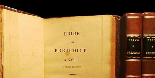 OLD PAGES, IMMORTAL WORDS. Jane Austen's 'Pride and Prejudice' is now 200 years old. Photo from the Jane Austen Facebook page