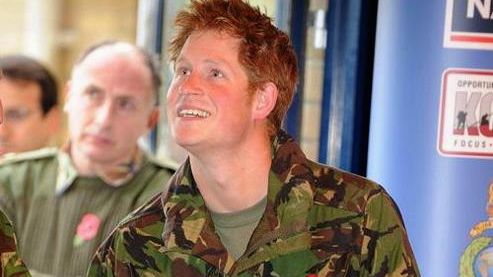 PRINCE HARRY HAS BEEN deployed to Afghanistan for 4 months. Image from Facebook/sociallife.com