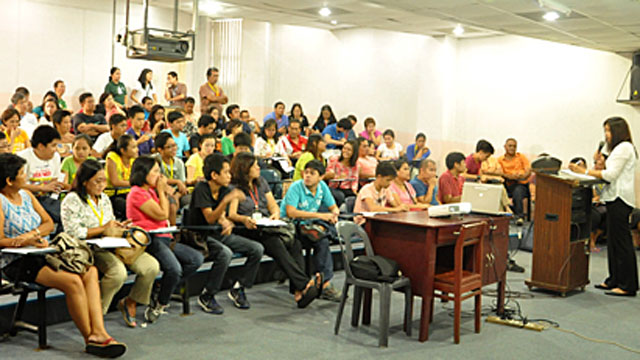 CONSULTATION. On November 20, scholars from the Eastern Visayas campus consulted the Philippine Science High School with their academic concerns. Photo from the PSHS website.