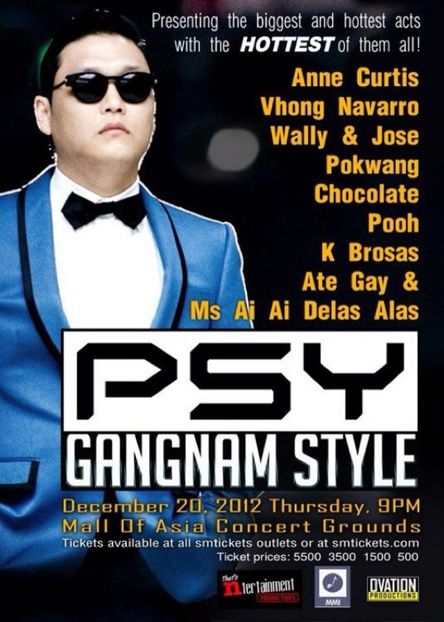 FROM 2012 TO 2013. Filipinos won't be celebrating Christmas with Psy after all. Image from Facebook