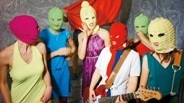 MASKED MAYHEM. Members of the Pussy Riot band protest against Russian President Vladimir Putin. Photo from Pussy Riot Facebook page 