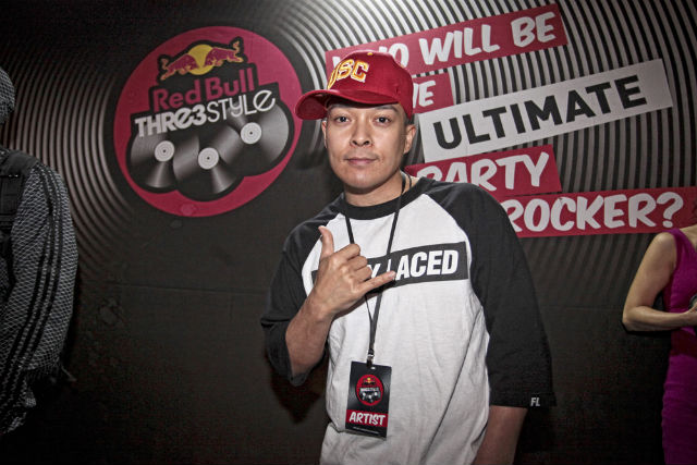 DJ QBERT. Before, they thought I was Chinese because they don't know what a Filipino is. But now everybody knows what a Filipino is. Photo from Red Bull