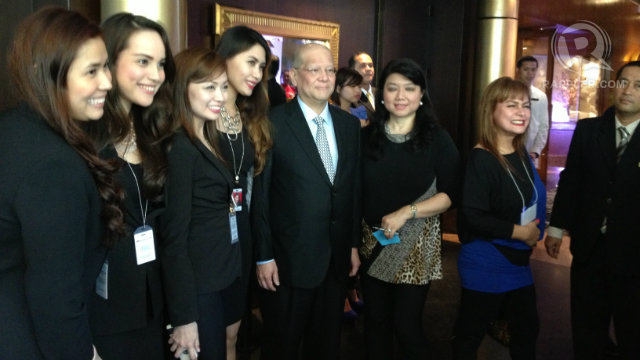 PAL president Ramon Ang at the launch of PALs new routes. Photo by Aya Lowe/Rappler
