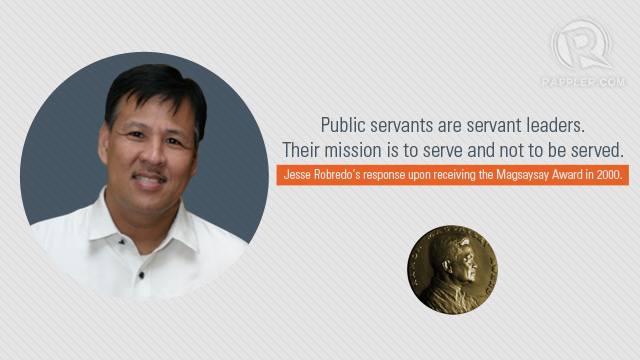 Magsaysay Foundation memberikan penghormatan kepada Robredo