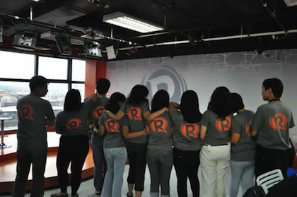 ALL TOGETHER. Rappler interns learned together and from each other.