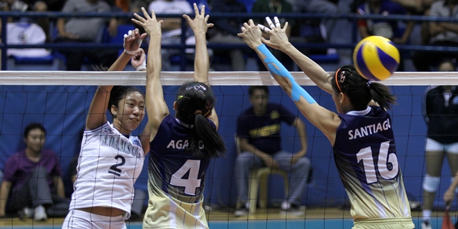 The Lady Bulldogs stopped the Lady Falcons on their tracks. Photo by Kevin dela Cruz
