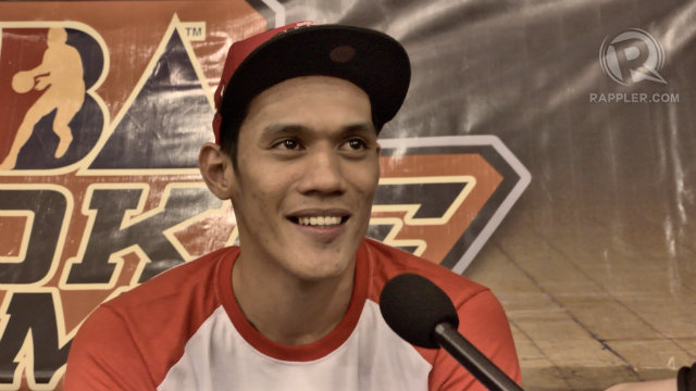 WORKHORSE. Letran's Raymond Almazan says he is nervous and excited about the 2013 PBA Draft. Photo by Adrian Portugal/RAPPLER