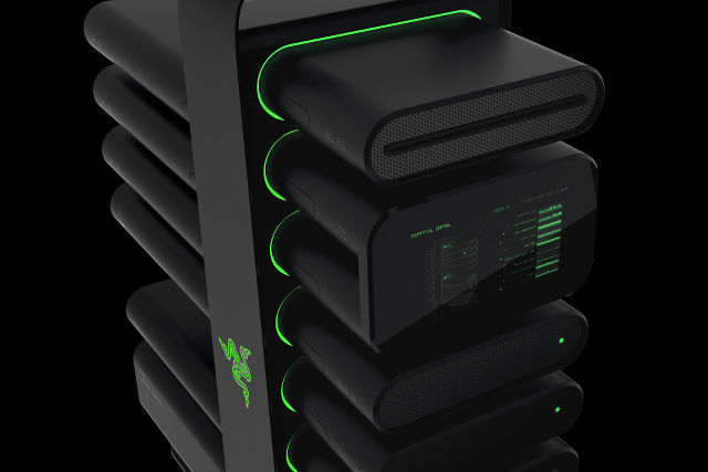 PROJECT CHRISTINE. Will this concept project usher in easy-to-build computers? Photo from Razer
