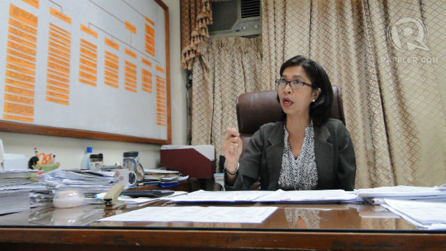 SECURE OFFICE. Acting City Treasurer Marilyn Legaspi assures her office was secure/ All photos by Gian Marlon M. Labot