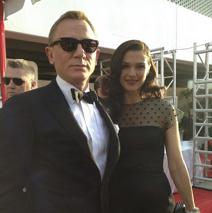 Rachel Weisz (right) with husband Daniel Craig