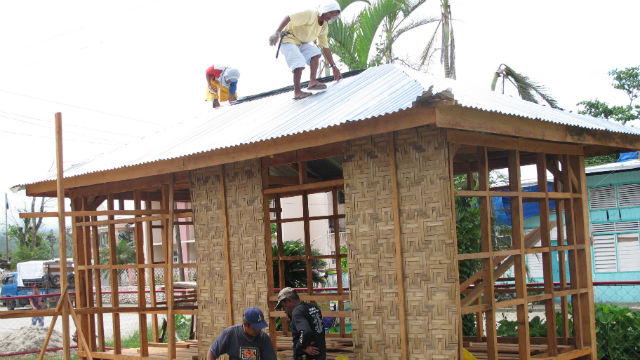 SHELTER BGA.  One of the model shelter houses built in Baganga, Davao Oriental. Photo from ICRC