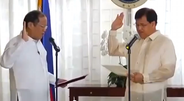 'HOPEFUL' OFFICIAL. The late Interior Secretary Jesse Robredo had his frustrations but also his hopes, says his wife. Screen grab from Malacañang video