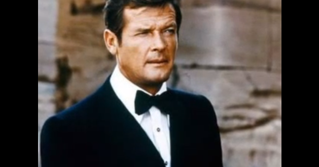 ROGER MOORE AS JAMES Bond 007. Screen grab from YouTube