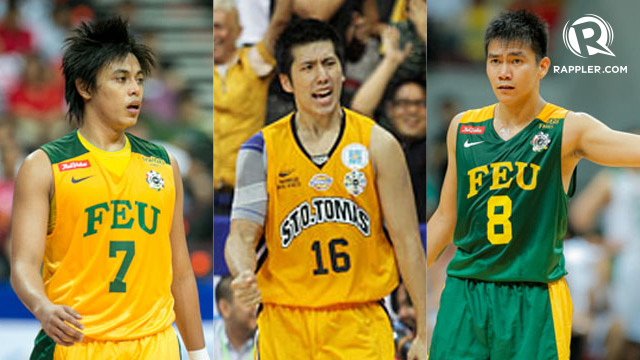 UAAP STARS. Romeo, Teng, Garcia are bringing a lot of firepower to the 2013 PBA draft. Photos by Rappler 