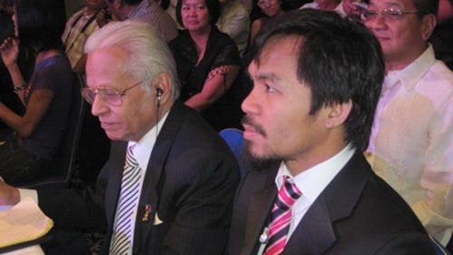 SPORTS FIGURE. Ronnie Nathanielsz has access to the most influential figures in sports including world champion boxer Manny Pacquiao. From Ronnie Nathanielsz's official Twitter account.