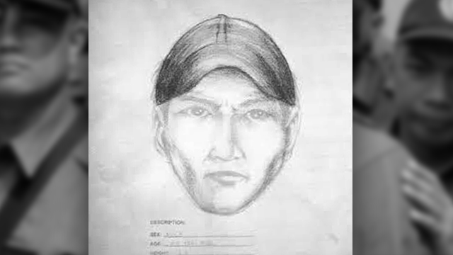 EYEWITNESS. Police releases a cartographic sketch of the suspect in the killing of reporter Rubylita Garcia. Photo from PNP