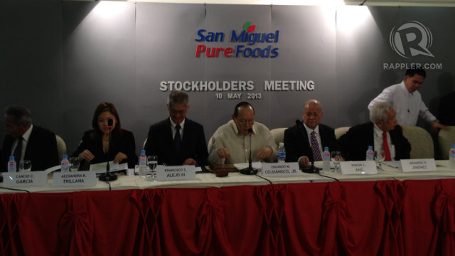 San Miguel Corp reports 25% increase in revenues. Photo by Aya Lowe/Rappler