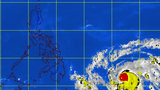 MTSAT ENHANCED-IR Satellite Image showing the location of Typhoon Bopha as of 10:30 a.m., 02 December 2012. Image courtesy of PAGASA.