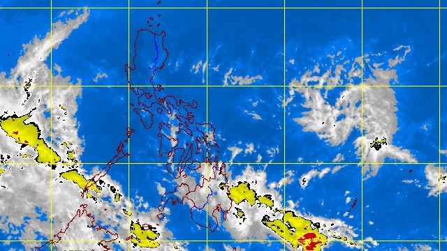 MTSAT ENHANCED-IR Satellite Image 10:32 a.m., 06 January 2013. Image courtesy of PAGASA.