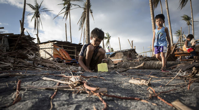 FOR THEIR FUTURE. The Philippine government needs P361 billion to rebuild the lives of over 16 million people affected by Super Typhoon Yolanda (Haiyan). File photo by Jonathan Hyams/Save the Children