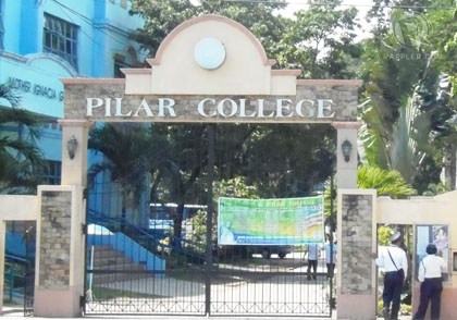ACADEMIC FREEDOM? Pilar College bans the use of the veil in school premises. Photo by Amir Mawallil