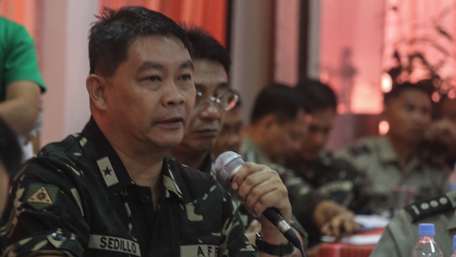 BAGANI FORCE EXISTS but the military does not know much about it, according to AFP 6th Division Assistant Commander Brig. Gen. Cesar Dionisio Sedillo. Photo by Karlos Manlupig