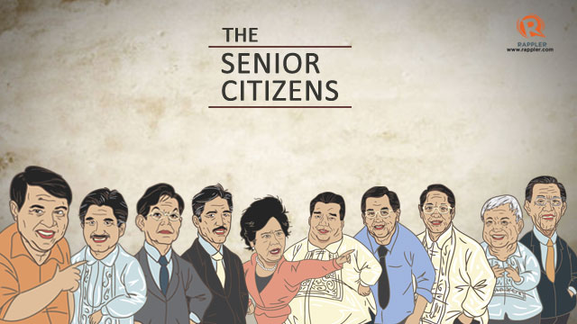 SENIORS ALL. Ten of the senator-judges are senior citizens. Two are octagenarians