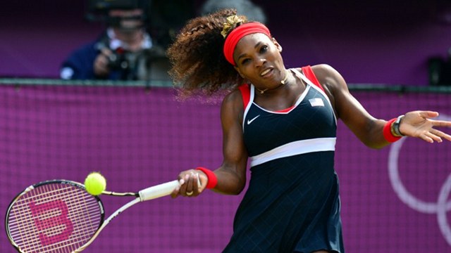 SERENA WILLIAMS during the last Olympics in London. File photo by AFP