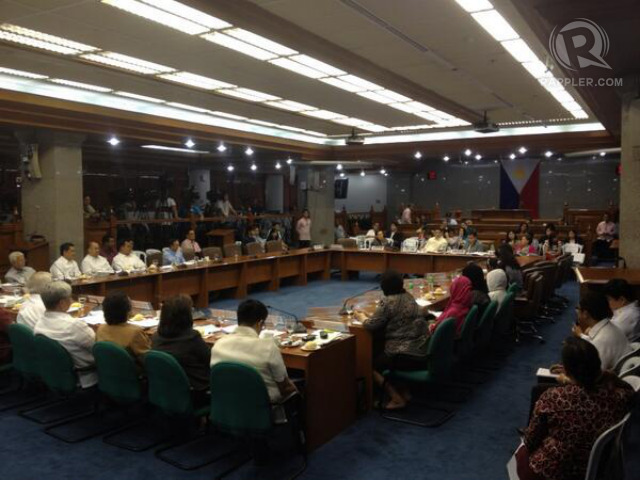 SENATE PROBE. The Senate resumes its hearings on the sex-for-flight scheme on August 22. Photo by Paterno Esmaquel II