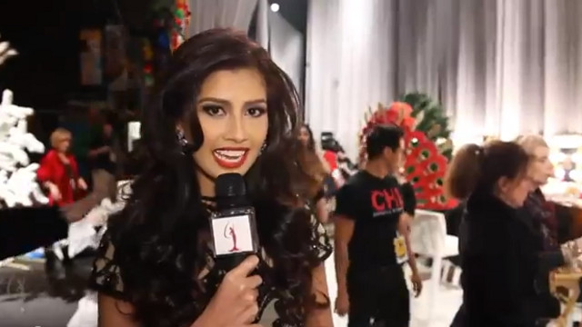 STILL BEAUTIFUL. Miss Universe 2011 runner-up Shamcey Supsup shows support for the Miss Universe 2012 candidates in 'On the Scene.' Screen grab from YouTube (OfficialMissUniverse)