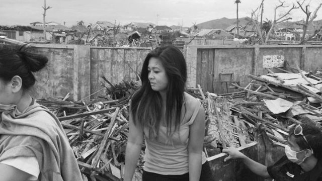 YOLANDA ADVENTURE. Sheena Junia arrived in Tacloban on June 2013. Photo courtesy of Sheena Junia