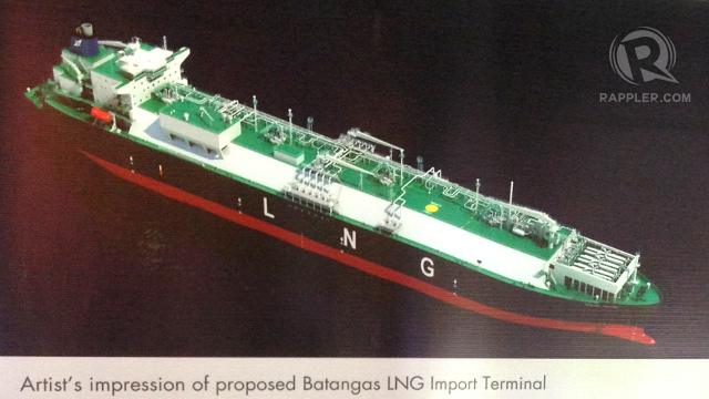 NATURAL GAS. Pilipinas Shell plans to build the country's first floating liquefied natural gas (LNG) unit by 2016. Photo by Lean Santos/Rappler