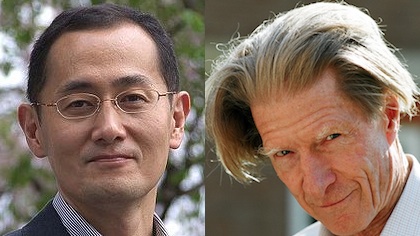 Shinya Yamanaka and John Gurdon, recipients of the 2012 Nobel Prize for Physiology/Medicine.(Both photos courtesy of Rubenstein/Wikipedia)