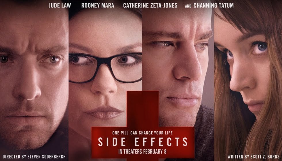 SIDE EFFECTS. Side Effects is a psychological thriller that explores the life of a woman who experiments with drugs while awaiting the release of her husband from jail.