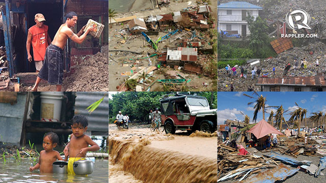 DESTRUCTION. Powerful typhoons have caused floods and loss of lives in the past. AFP file photos