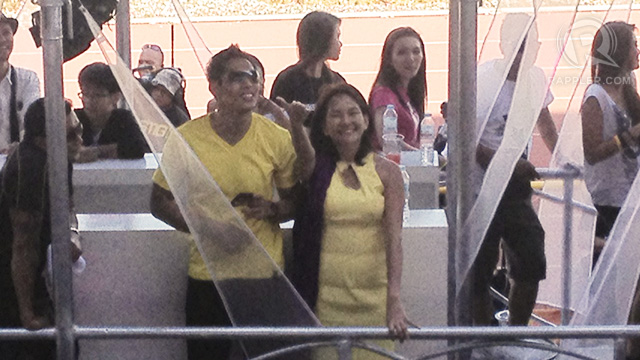 Former Akbayan party-list Rep Rissa Hontiveros-Baraquel, who is running for Senate in May